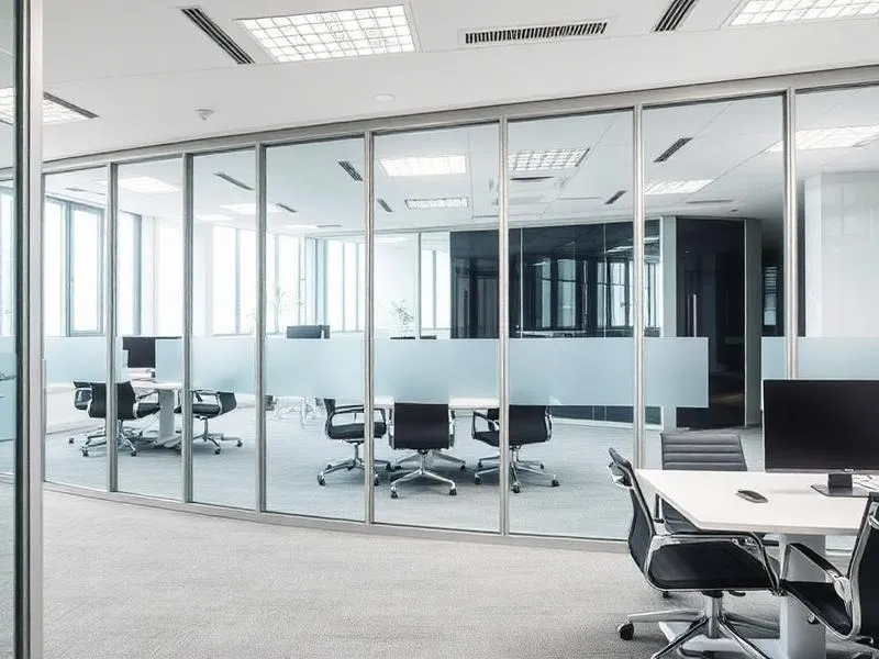Glass partition