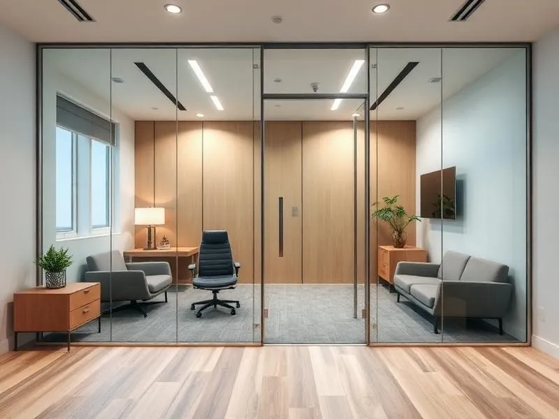 Glass partition