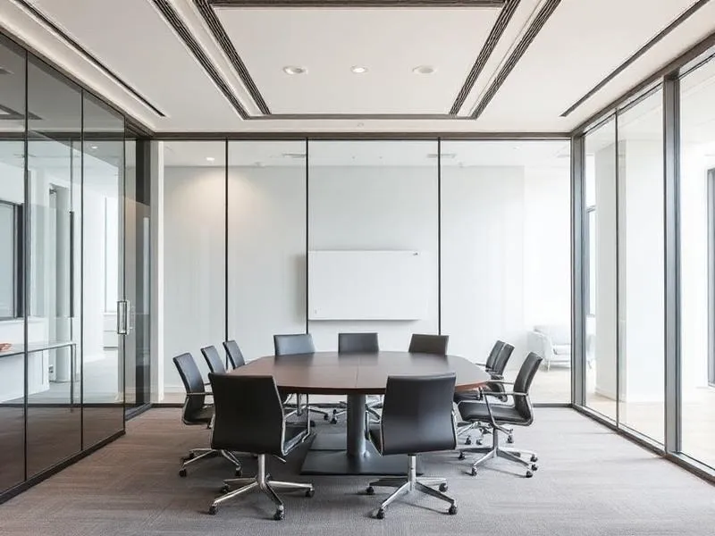 Glass partition